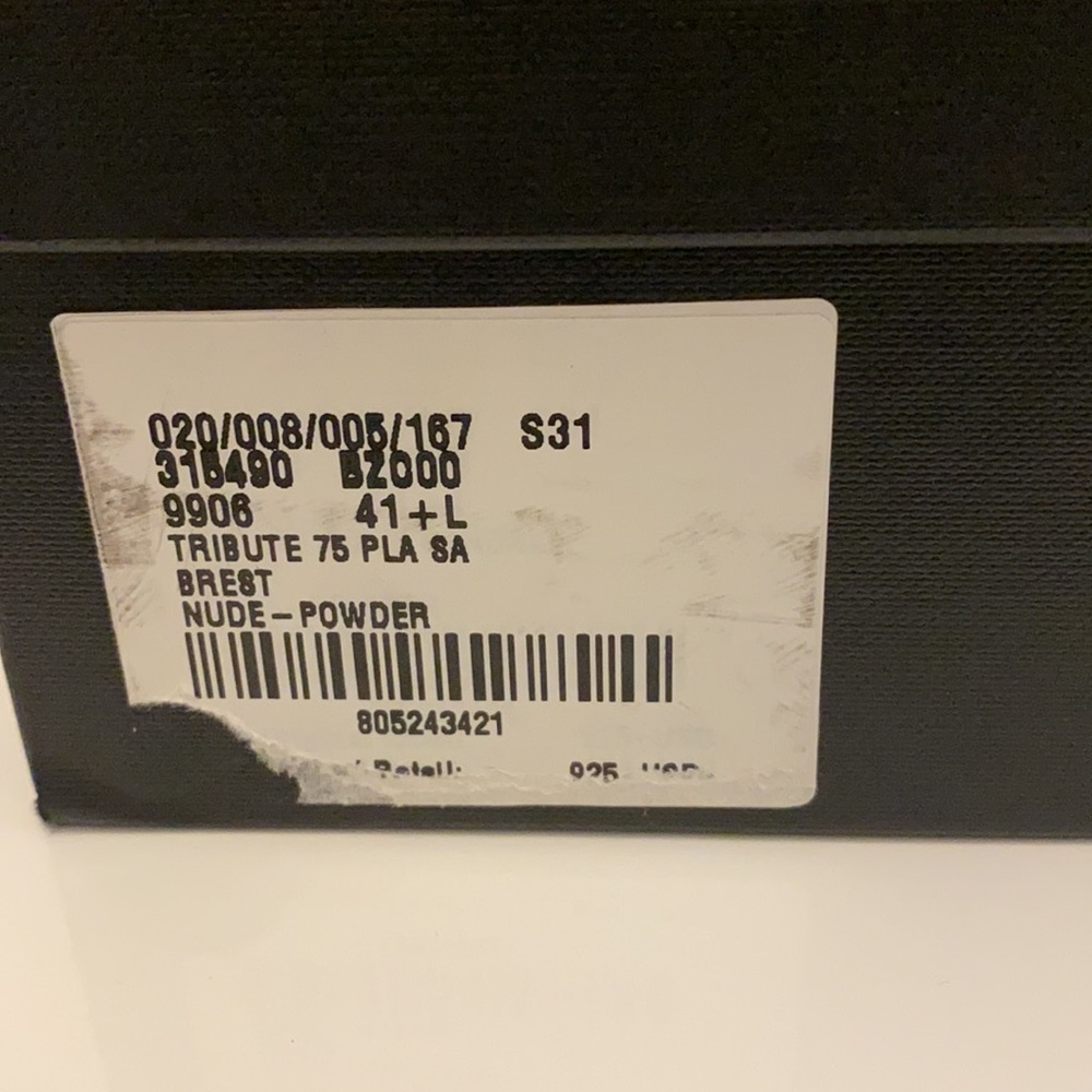 Saint Lauren 75MM tribute leather platforms sandal - Picture 3 of 4